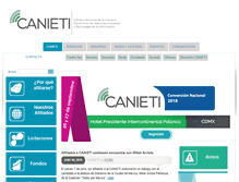 Tablet Screenshot of old.canieti.org